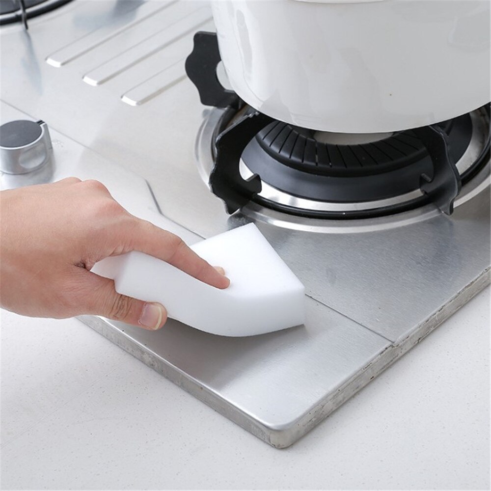 White Melamine Sponge Magic Sponge Eraser For Kitchen Office Bathroom Clean Accessory/Dish Cleaning Nano 100*60*20mm