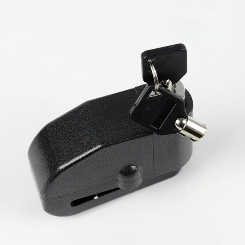 Metal Motorcycle Scooter Security Anti-theft Wheel Disc Brake Lock Alarm Kit 2m/6ft Reminder Cable Alarm Lock Bike Brake Bag