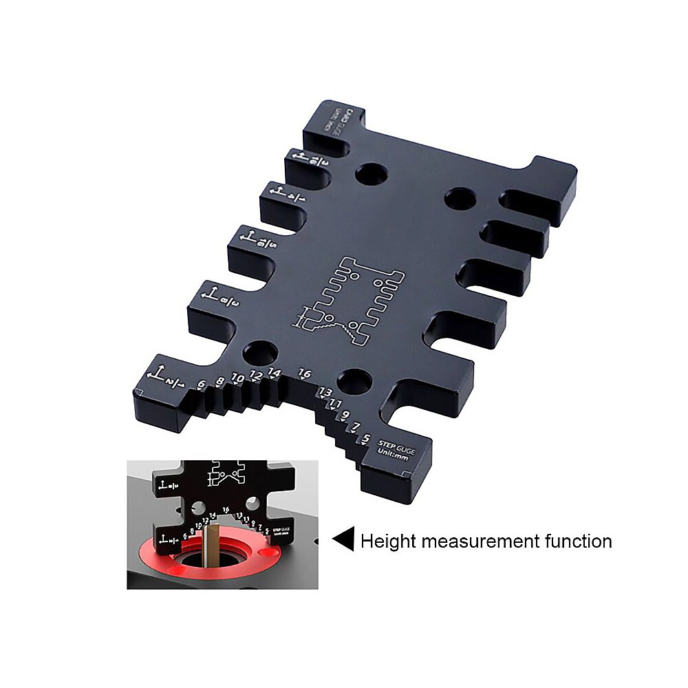 Tenon Vernier Caliper Measuring Ruler High Precision Metric Inch Caliper Milling Machine Saw Table Machine Measuring Ruler