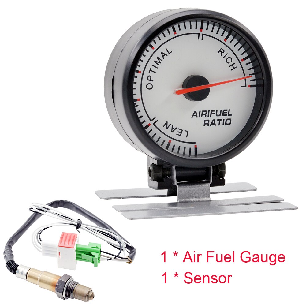 Dragon-Sensor de oxígeno de banda estrecha para coche, instrumento medidor de relación de combustible y aire, 60MM, modificación de carreras,: Gauge Sensor