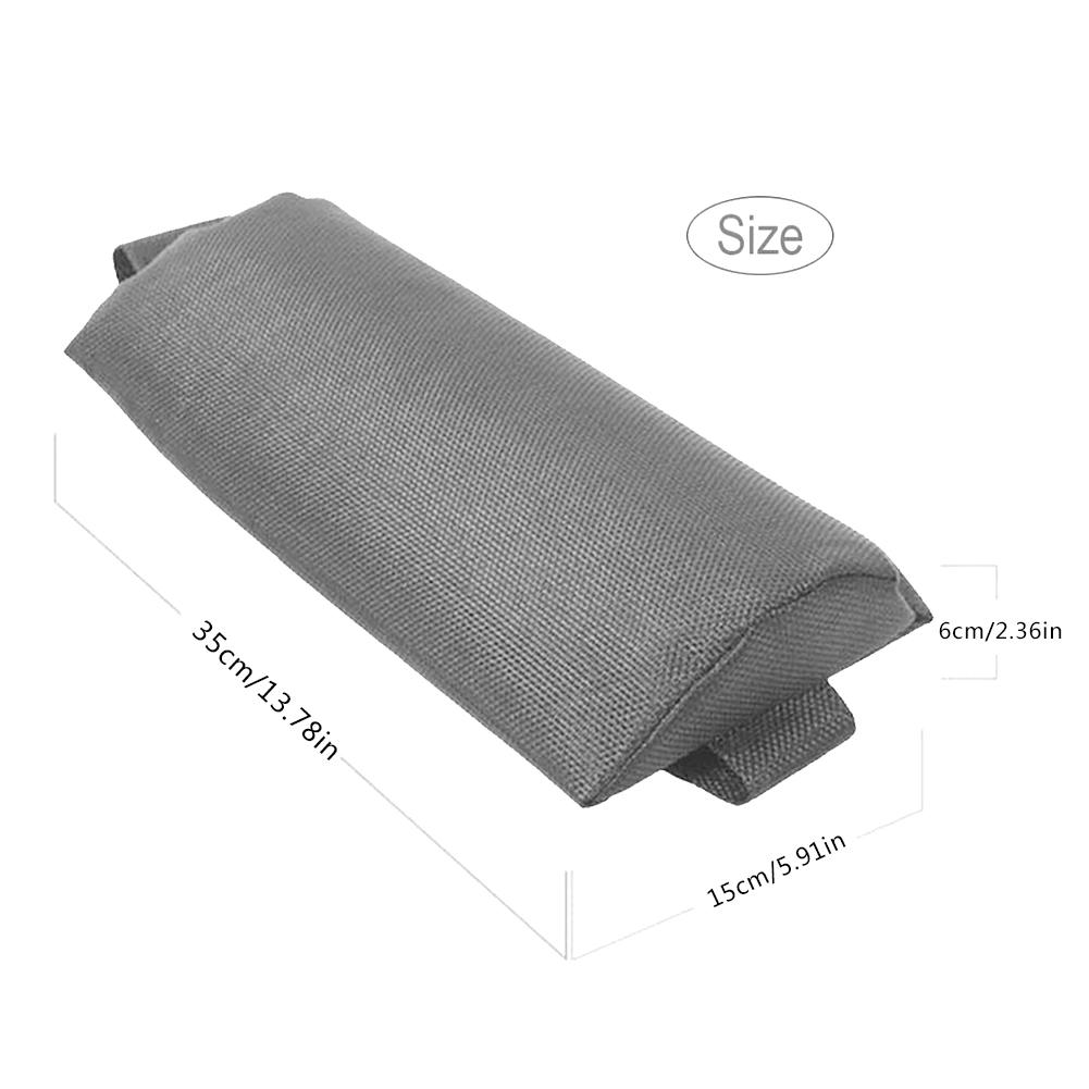 Cojín de reposacabezas para exteriores, silla de salón plegable para playa, Patio, reclinable, altura ajustable, desmontable, almohada para la cabeza, 1 ud.