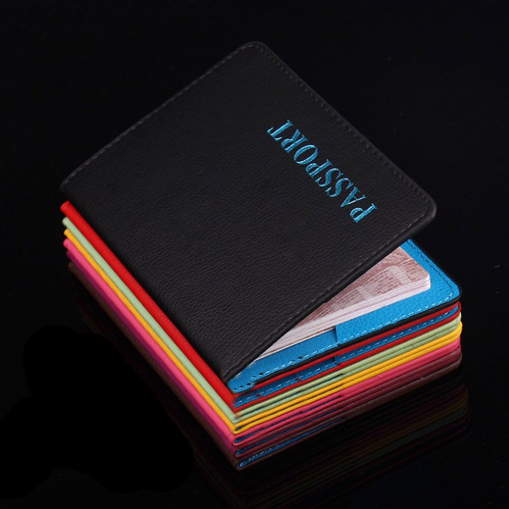 Water Proof Passport Holder ID Card Credit Card Holder 1PC Travel Passport Cover Multi Colors Passport Case Card Wallet