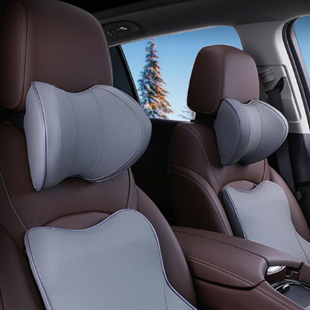 Car Seat Head Neck Rest Massage Auto Pillow Space Memory Neck Headrest Car Cover Vehicular Pillow Seat Headrest Accessories