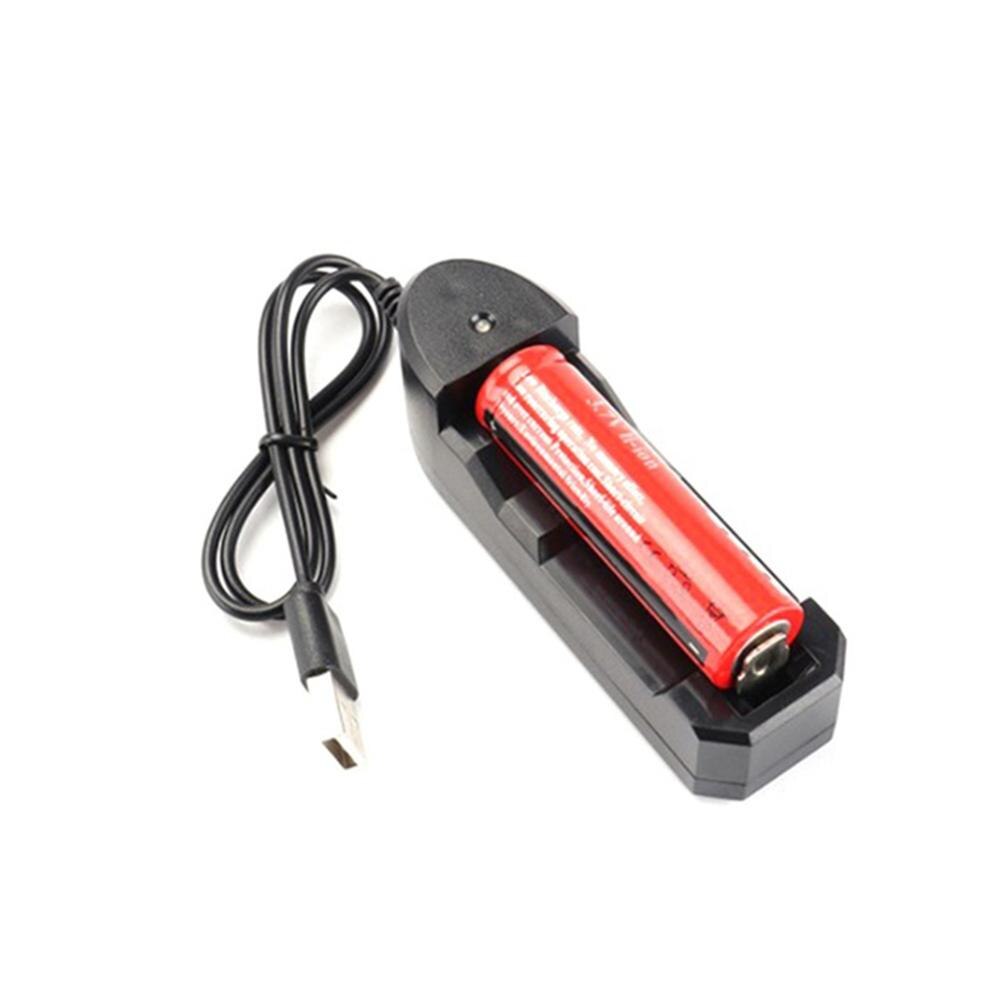 USB 18650 Battery Charger Black 2/1 Slots AC 110V 220V Dual For 18650 16340 14500 Charging 3.7V Rechargeable Lithium Battery