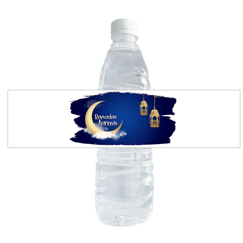 Ramadan Mubarak Water Fles Stickers Decor Islamitische Moslim Fles Etiket Sticker Eid Al-Fitr Party Decoratie Benodigdheden: A