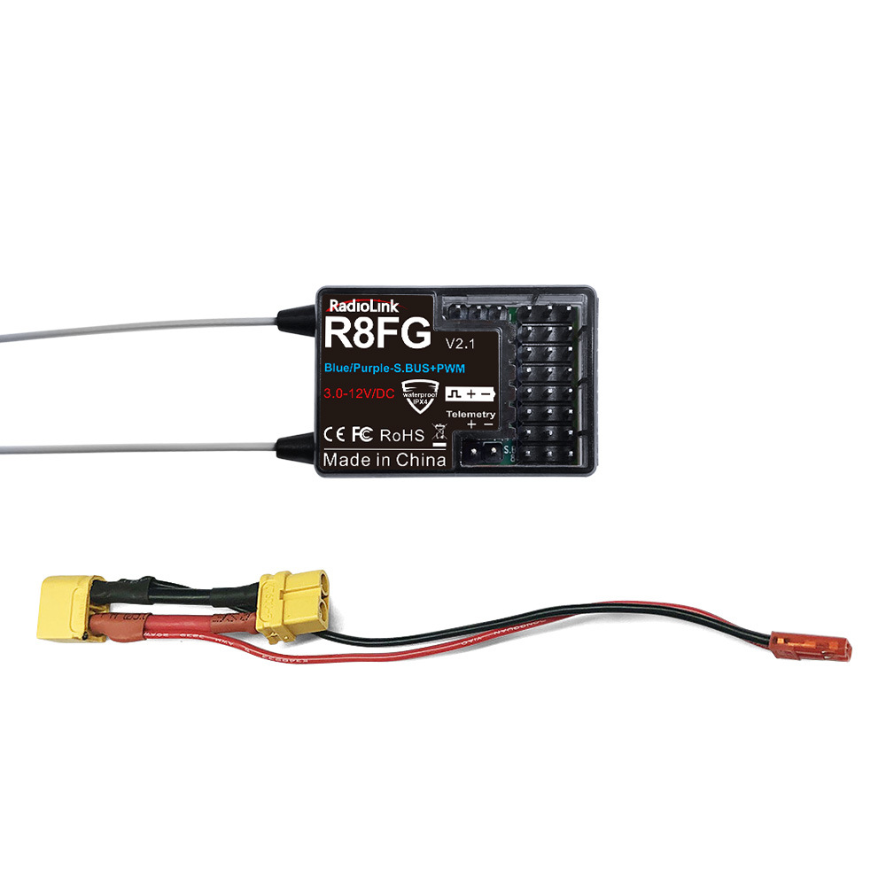 Radiolink R4FGM R6F R6FG R7FG R8EF R8FM R8FG R12F R16F 2.4G Receiver for RC RC8X RC6GS RC4GS T8FB T8S T12D T16D Transmitter