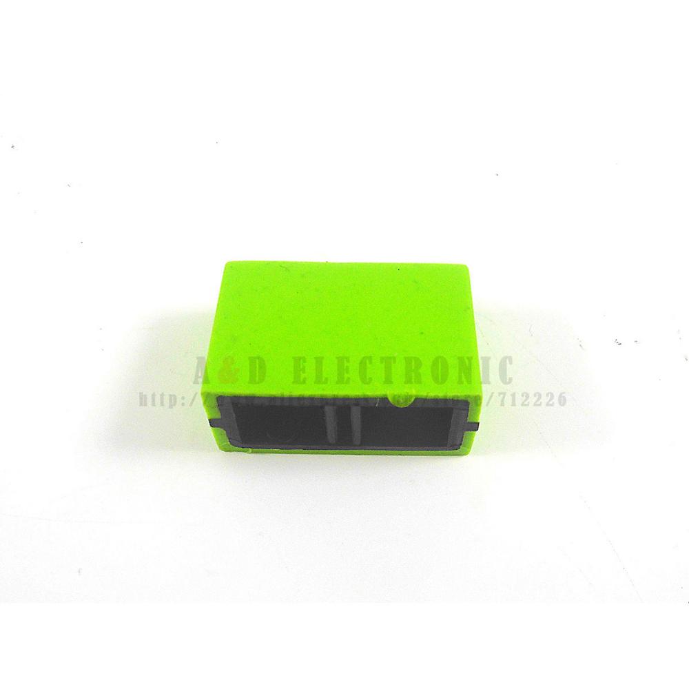 Tapa de Fader para potenciómetro de deslizamiento recto, 22mm x 14mm, color verde oscuro, para RANE TTM-54 56, 57, 61, 68, Sixty-Eight, 10 Uds.