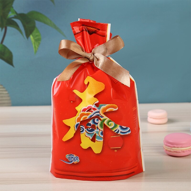 50 Pcs Chinese Year Candy Bundles Packaging Bag 54DC