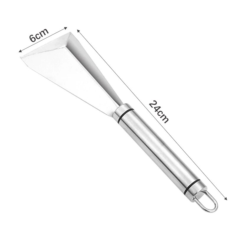 1PC Stainless Steel Fruit Carving Knife Triangle Push Knife Fruit Knife Fruit Slicer Non-slip Carving Blade Kitchen Accessories