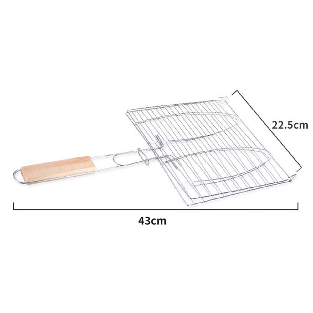 Barbecue Grillen Matten Vis Clip Draagbare Bbq Grillen Mand Rvs Barbecue Vis Clip Net Outdoor Camping Gereedschap L3