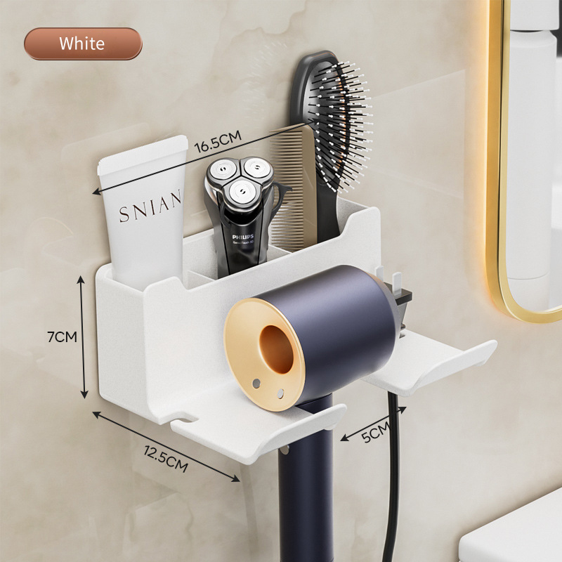Badkamer Plank Droger Wieg Wandplanken Föhn Houder Douche Haardroger Organizer Box Wc Blower Houder Plank Badkamer: Licht Groen