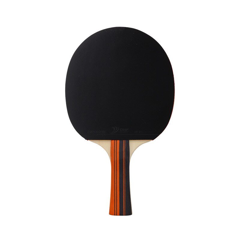 Single Table Tennis Racket Long Handle Double-sided Reverse Adhesive Offensive High Elasticity Suitable for Beginners Ping Pong