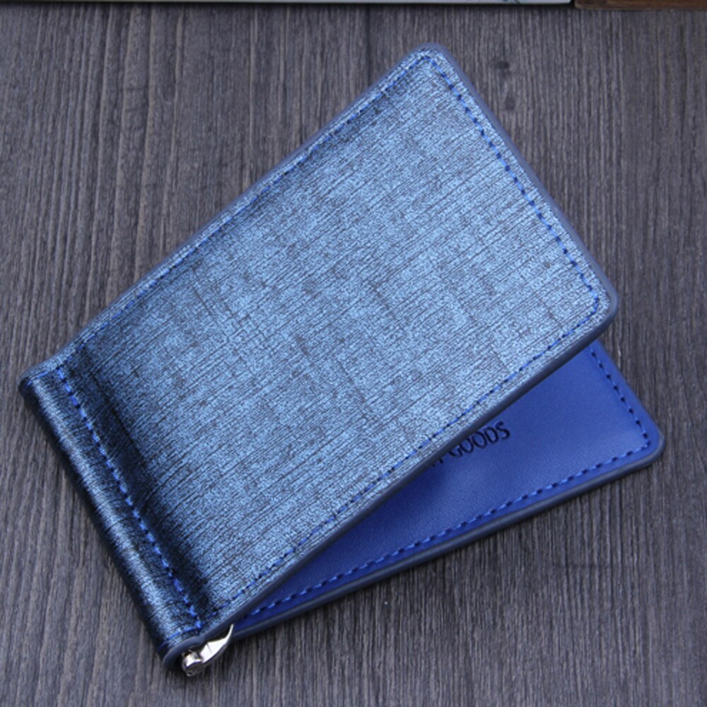 Casual Mannen Portefeuilles Mannen Bifold Zakelijke Lederen Portemonnee Id Credit Card Holder Purse Pockets Credit Kaarthouder Bedrijf Mannelijke #: A