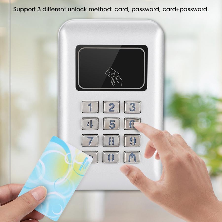 Smart Metal Access Control Password + ID Card Backlit Button for Home Office Entry System