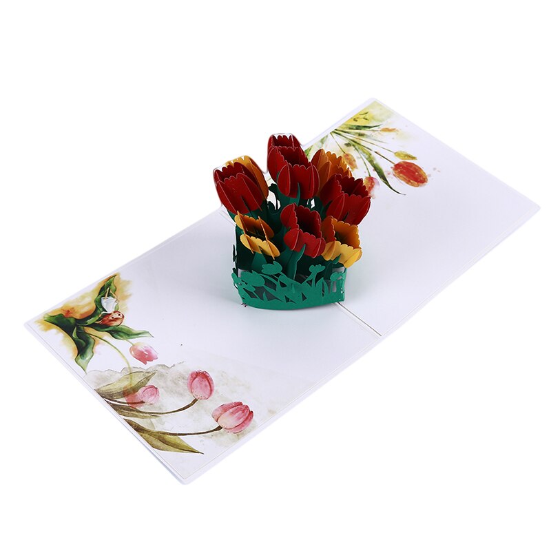 3D Cute Pop-Up Cards Happy Birthday Card For Kids Baby Shower Wife Husband Women Cartoon Hand-cut Paper Carving: style6