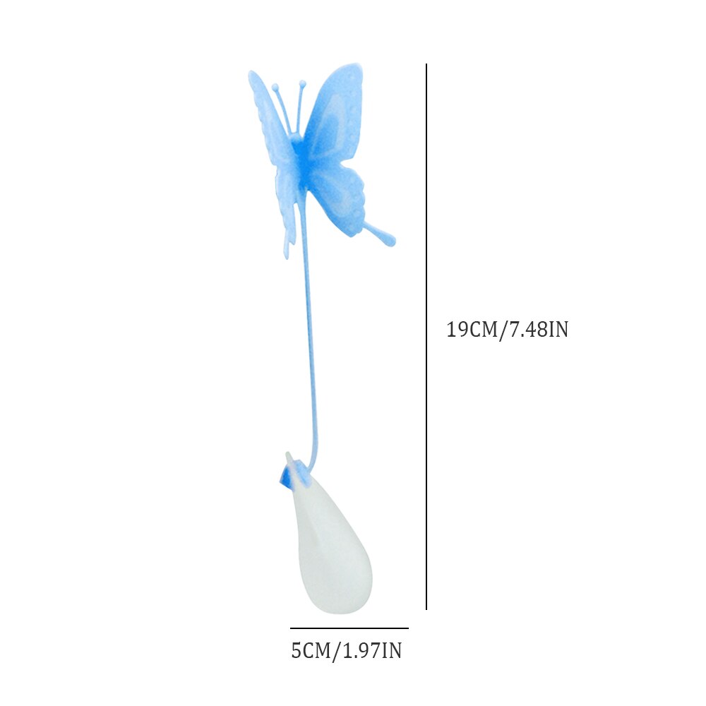Food-grade Silicone Tea Bags Butterfly Tea Strainers Diffuser Herbal Loose Tea Infusers Filters Scented Kitchen Brewing Device: blue