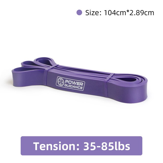 5 Levels Resistance Bands Pull Up Band Heavy Duty Assist Bands for Assistance Exercise/ Mobility/Stretch/Power lifting: Purple