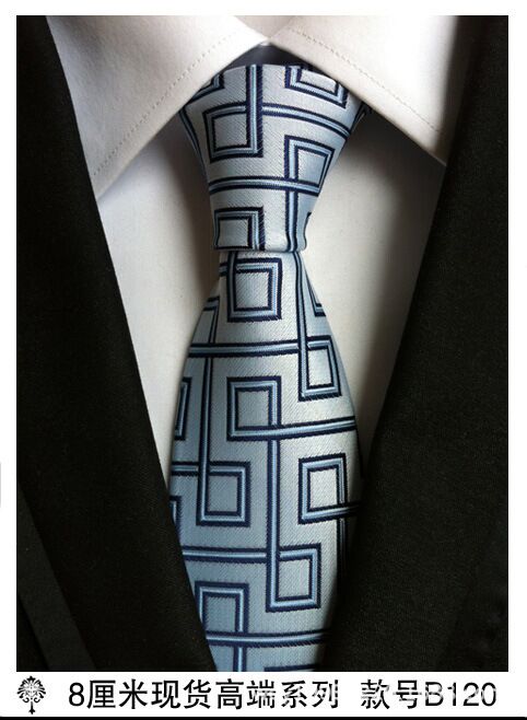 100% silk plaid ties for men shirt wedding cravate pour homme jacquard woven necktie Party gravata Business Formal tie