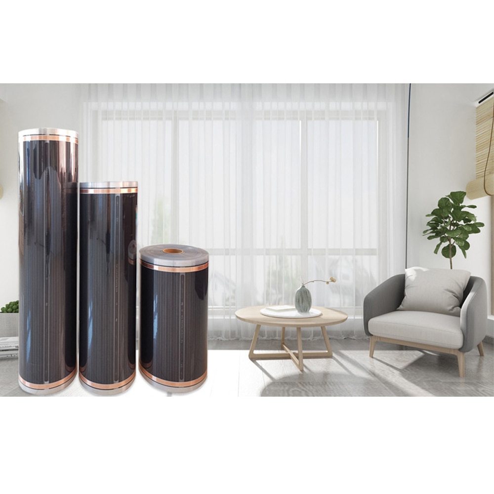 ALPER Made in Italy StopVapor Pellicola Riscaldante Anticondensa Specchio doccia Antiappannamento 40x40cm Riscaldamento Specchio Adesiva 230V 30W