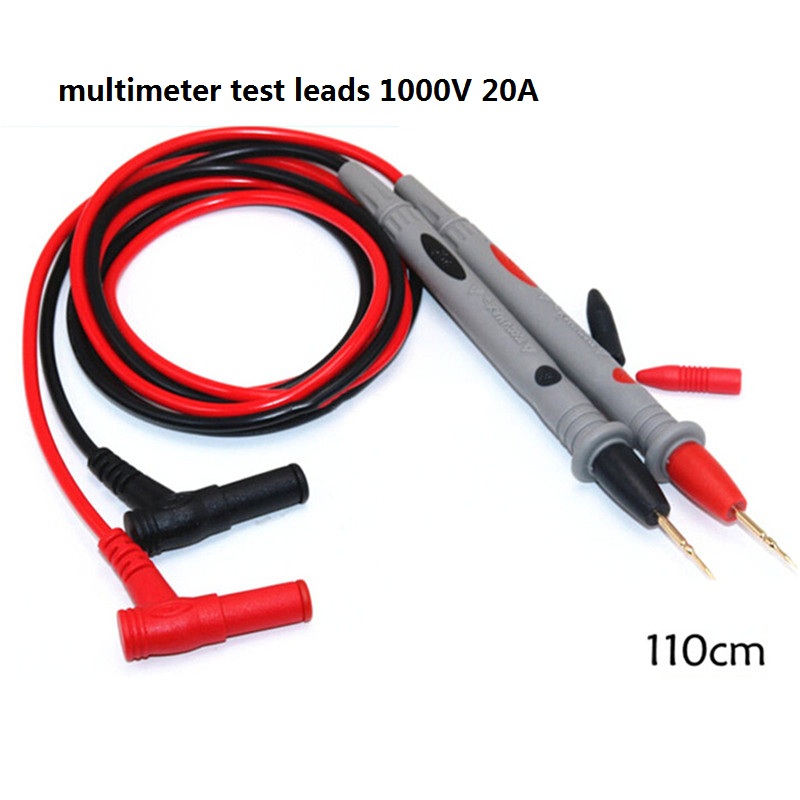 ZOYI multimeter meetsnoeren 1000 V 20A Dunne Tip Naald punt multimeter probe multimeter kabel