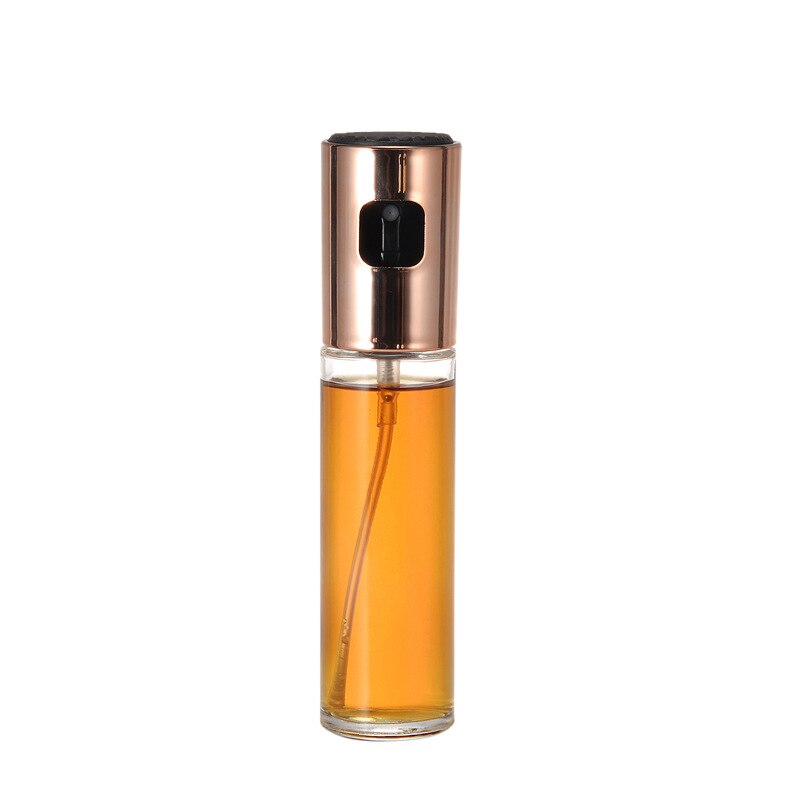 sprühen Flasche Glas Olivenöl Pumpe Sauciere BBQ Grill Spritzgerät BBQ Kochen Backen Essig sprühen Flasche Küche Werkzeuge: Rose Gold