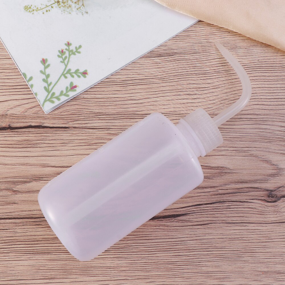 250ml Ink Empty Bottle Long Mouth Pigment Storage Container Squeeze Cap Bottles