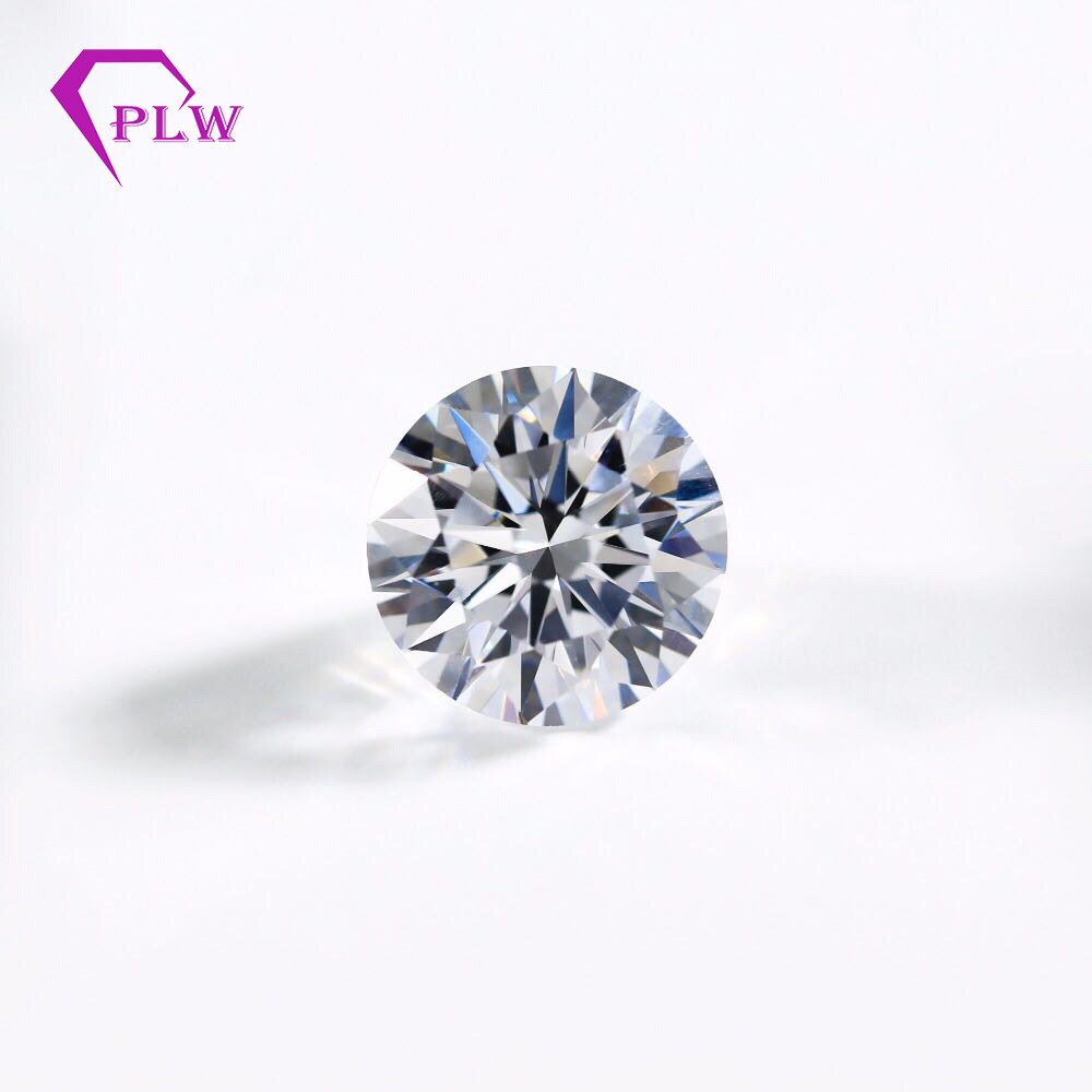 Cor ef, 0.2ct 3.5mm 2 peças/pacote ctw 0.4ct claridade vvs redonda brilhante corte moissanite para brinco anel diamante diamante