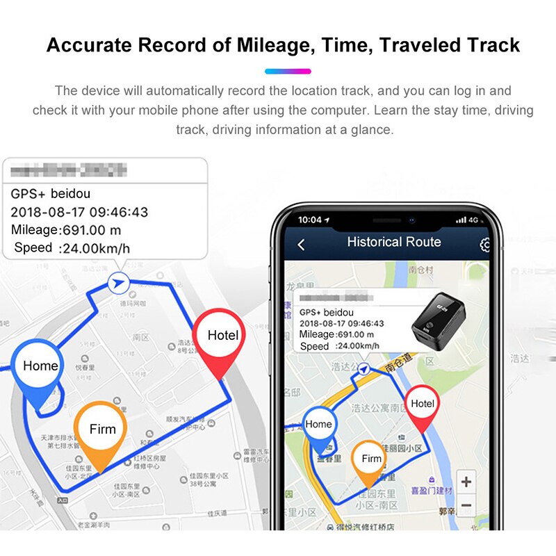 Mini GF-09 GPS Long Standby Magnetic SOS Tracking Device For Vehicle Car Person Location APP Control Tracker Locator System