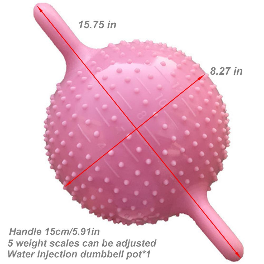 Bouilloire Portable à Double poignée réglable en PVC, outil de Massage corporel, haltère, entraînement des muscles des bras, Fitness, Yoga