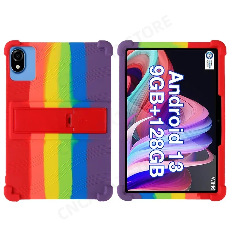 For Teclast P30 T P30T Case 10.1 inch Tablet PC Soft Silicone Shockproof Cover with Rear Kickstand Soft: 12.4 / other