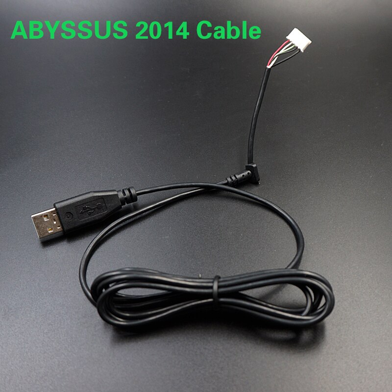 USB Mouse Cable Line Nylon Braided Wire for Razer Abyssus Naga Imperator Mouse Replacement Cable Free Mouse Skates: Abyssus 2014