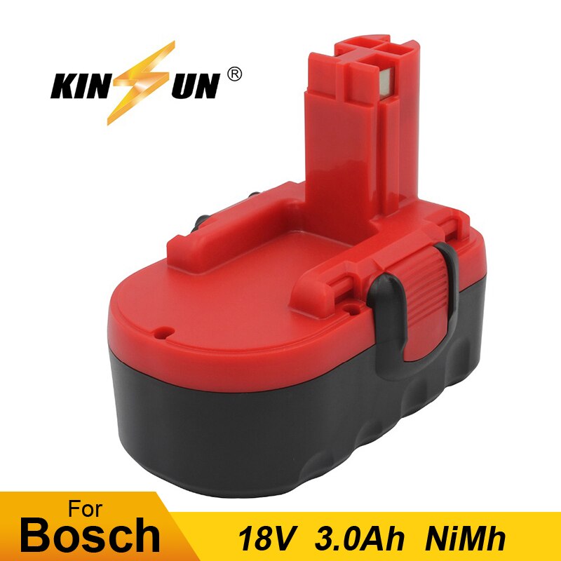 KINSUN Replacement Power Tool Battery 18V 3.0Ah NiMh for Bosch Cordless Drill 2 607 335 535 2 607 335 696 2 607 335 680 GSR 18V