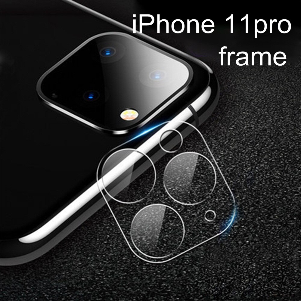 1pc Klar Zurück Kamera Objektiv Bildschirm Schutz Schutz Film Gehärtetem Glas Für iPhone 11 Profi Max 11 Profi / 11: 11 pro rahmen 1