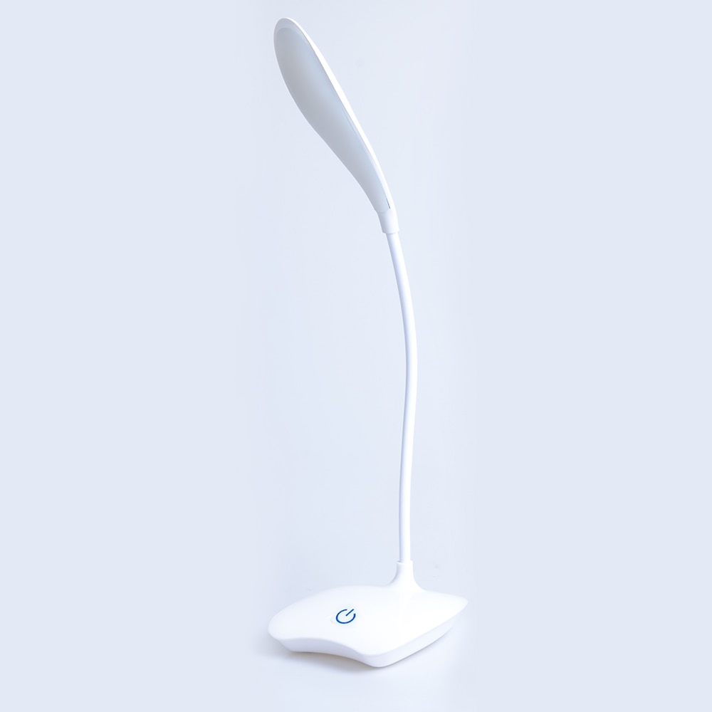 Bureaulamp Oplaadbare Batterij Led Tafellamp Flexibele Zwanenhals Oogbescherming Bureaulamp 3 Dimmers Leeslamp Nachtkastje Lezen
