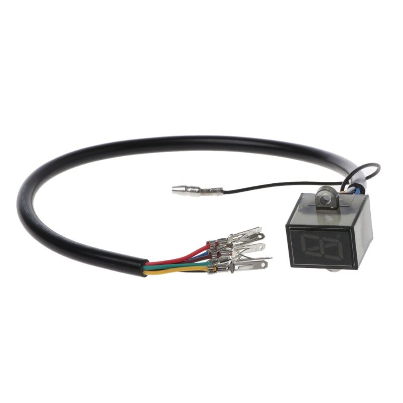 Indicador de marchas para motocicleta, pantalla Digital de 6 velocidades, aplicación de luz para Motocross todoterreno, piezas de repuesto de Motor Neutral