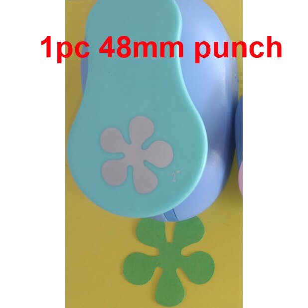 Perforadora de pétalos de espuma EVA para manualidades, cortador de papel con forma de flores, para manualidades y manualidades, DIY, para escuela, (3/8 ",5/8",1 ",2"): 1pc 48mm punch