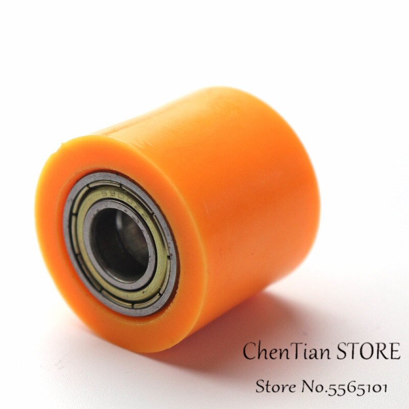 8mm 10mm Drive Chain Roller Pulley Wheel Slider Tensioner Wheel Guide For Street Bike Enduro Motorcycle Motocross ATV CRF CR XR: 10MM ORANGE