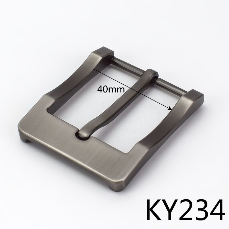 Meetee-hebillas de cinturón con pasador de Metal para hombre y mujer, hebillas de cinturón de 35/40mm, para manualidades de cuero, accesorios de decoración para Vaqueros, 1/2/5 Uds.: 1Pc / KY234