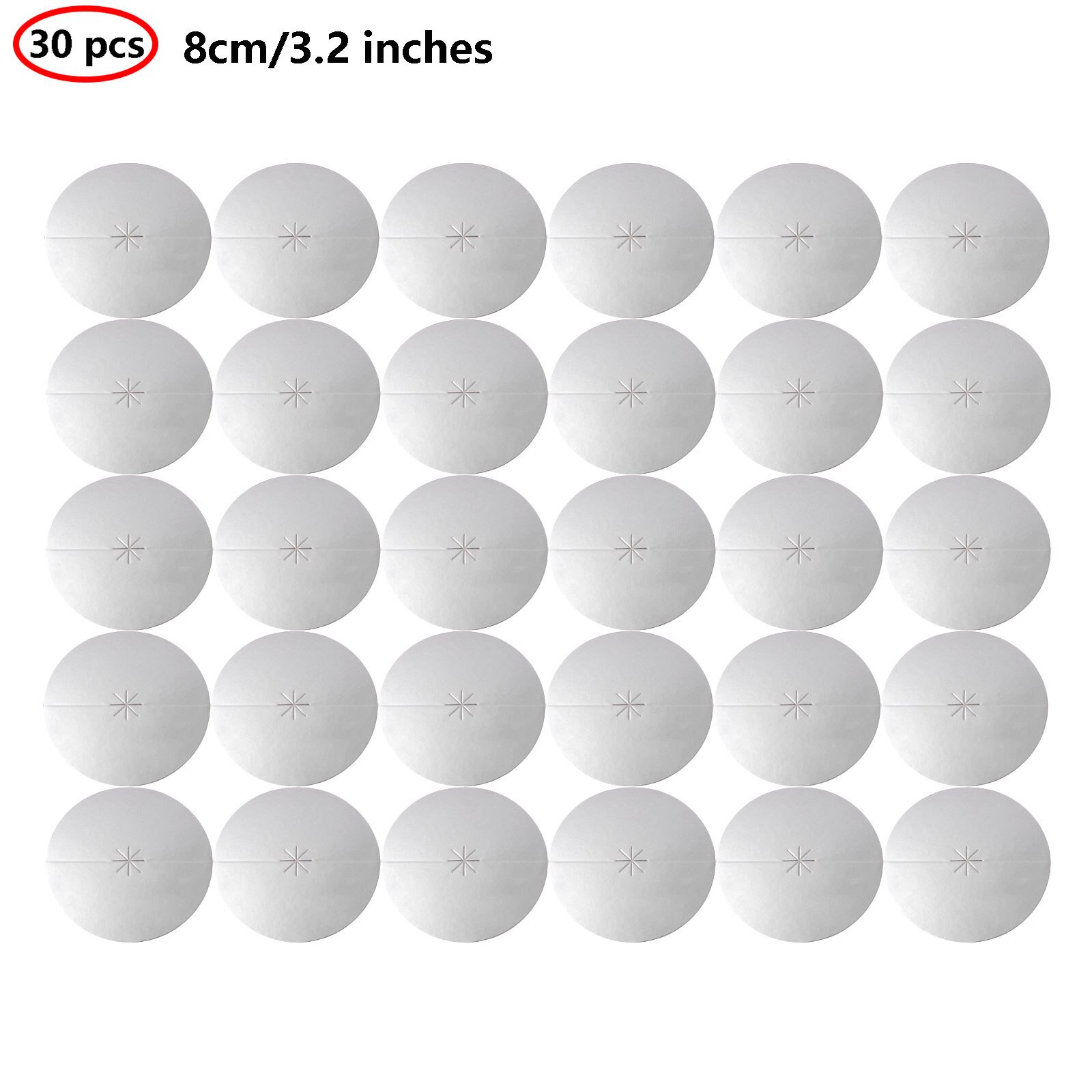 30Pcs Schijven Plaat Voor Oor Kaars Protectors Ear Wax Schoonmaken Pallet Bijenwas Kaars Protectors Persoonlijke Oor Zorg Beschermende Disc: Type 2