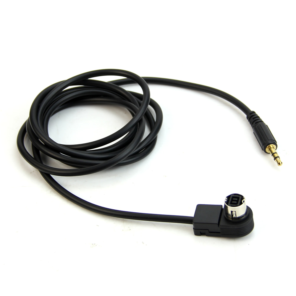 3.5 Mm Auto Aux Input Kabel Mini Plug Jack Voor Alpine AI-NET Iphone MP3 Sierlijke