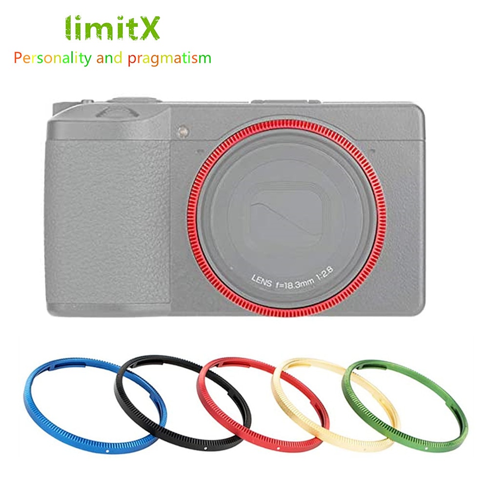 Metal Accent Lens ring for Decoration for Ricoh GR III GRIII GR3 Camera Replaces GN-1 Protects Lens Barrel