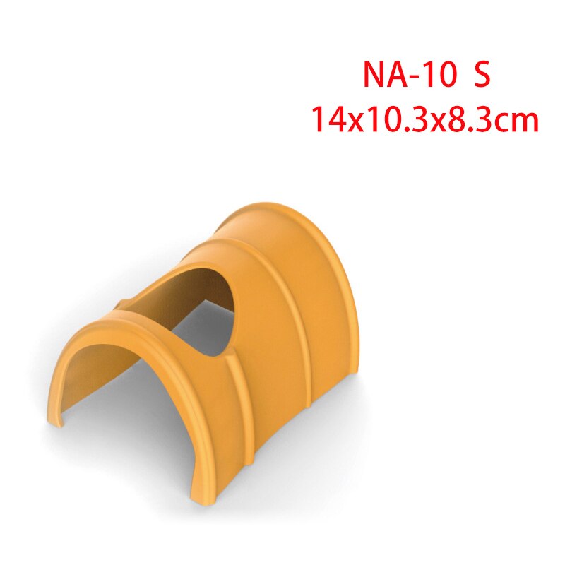 Reptile Hiding Cave Animal Pet Case Eggs Shell Decoration For Turtle Lizard Snake Frog Tortoise Hide Decor Accessories: NA-10