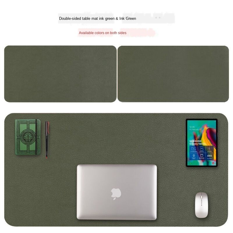 Mouse pad double-sided leather mouse pad