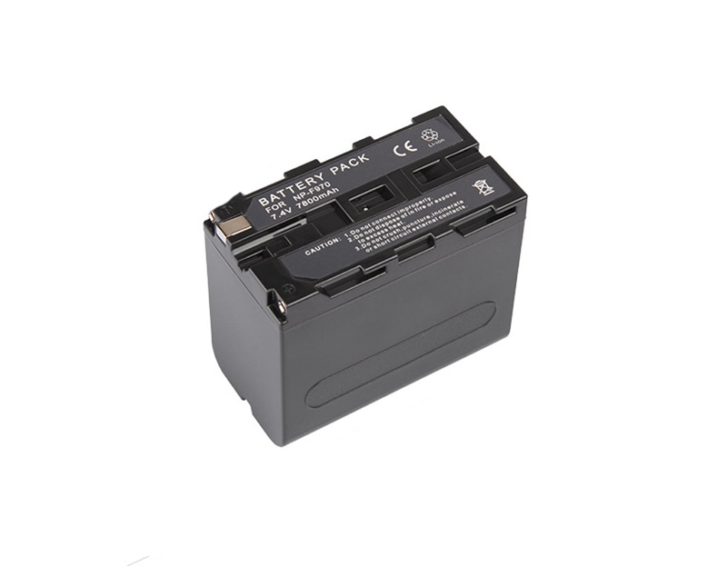 GOLDFOX NP-F970 F960 Camera Battery - 7800mAh Lithium-Ion Rechargeable - For LEDP260 YN600L II Luxpad23