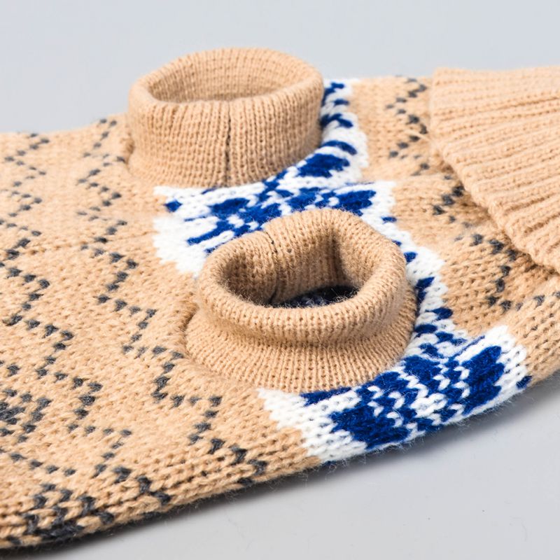 Chandail tricoté pour chiens d'hiver | Vêtements pour animaux de compagnie, chat, tricot de noël, chiot, manteau , vêtements Chihuahua pour petits moyens et grands chiens