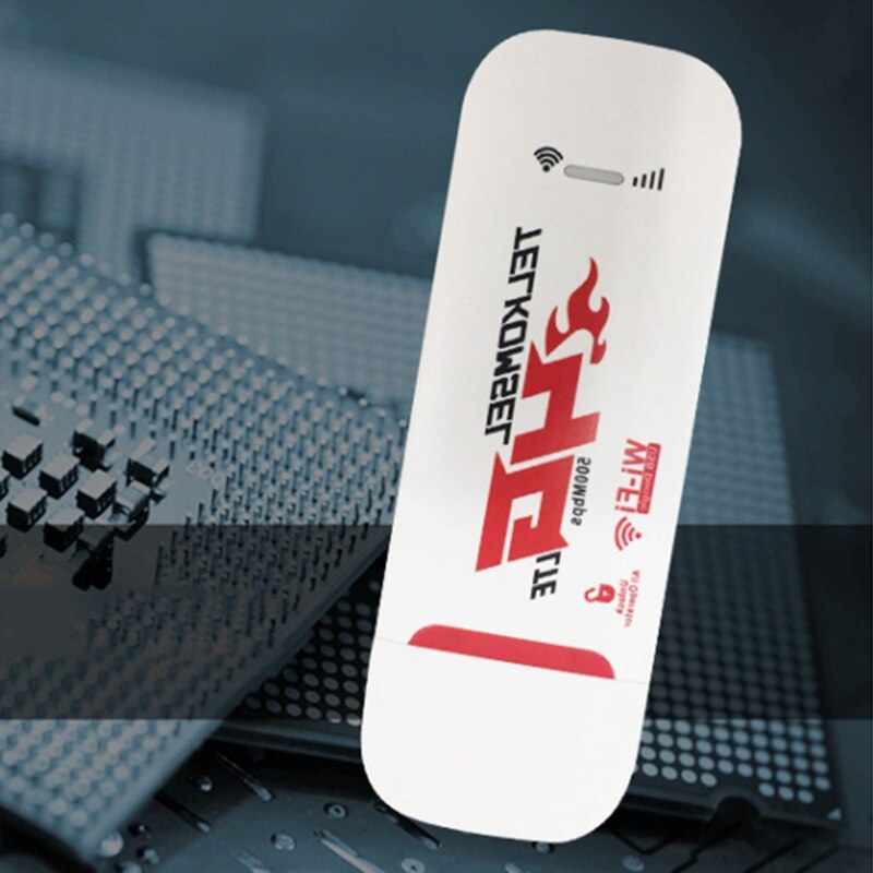 4G LTE USB Modem Network Adapter with WiFi Hotspot SIM Card 4G Wireless Router for Win XP Vista 7/10 Mac 10.4 IOS