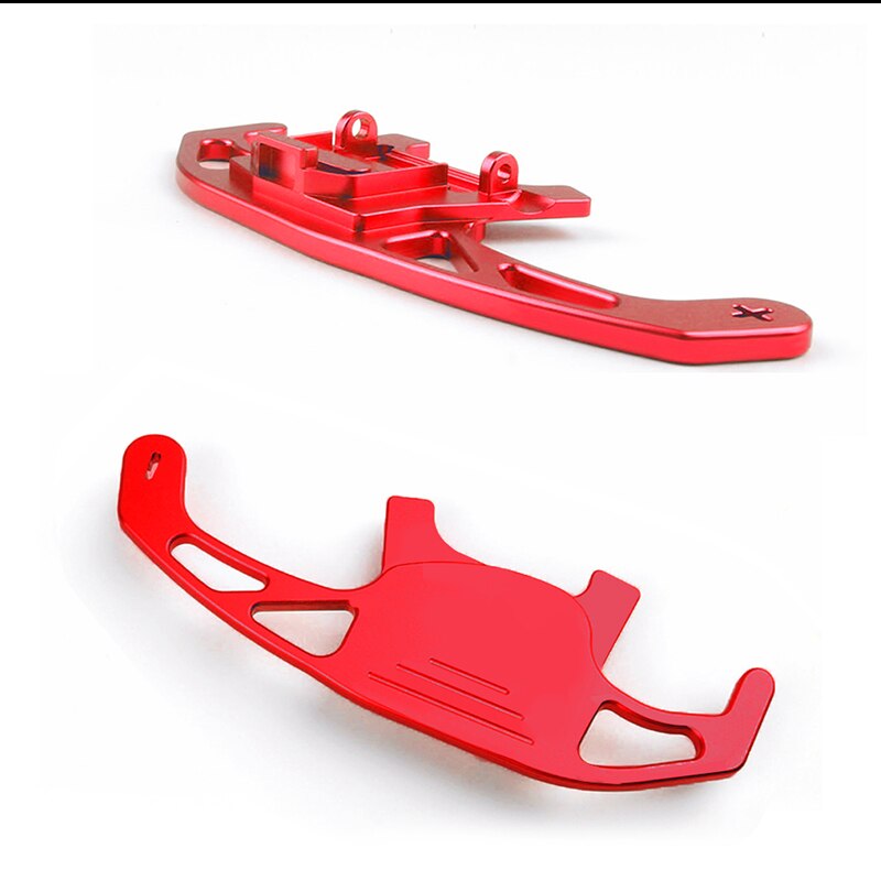 Aluminum Car Steering Wheel DSG Gear Shift Paddle Shifter Extension For VW Golf Jetta GLI Polo GTI MK7 Accessories: Red