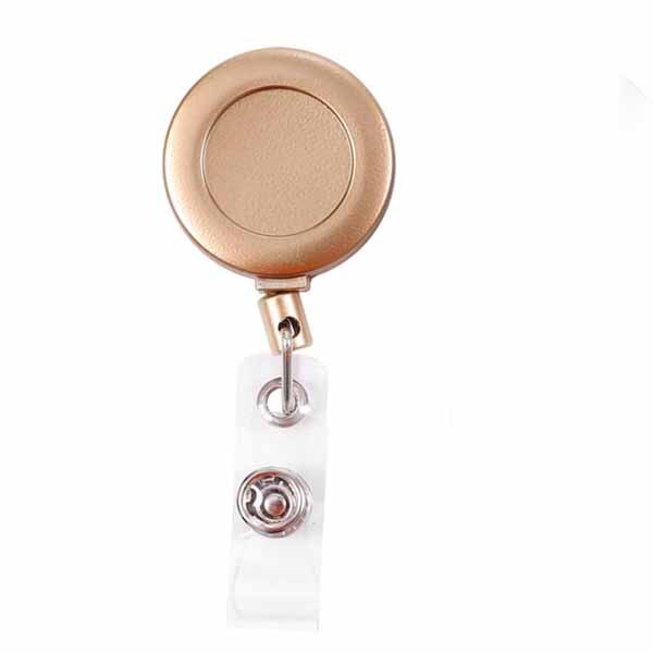 Porte-cartes de crédit en métal pour femmes, étui en métal pour carte d&#39;identité Business, portefeuille pour hommes, étudiant, bureau, Bus, Badge d&#39;identité, porte-cartes: Gold