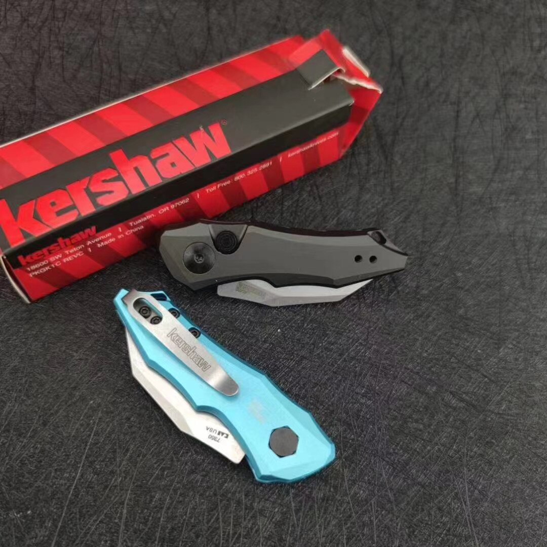 Kershaw 7350 Launch 10 Mes Vouwen, 9Cr18MoV Blade, Aluminium Handvat Met Clip
