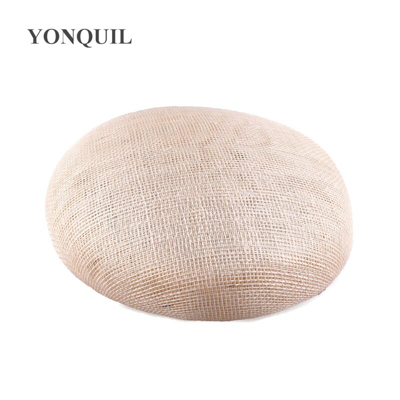Sinamay-sombreros de 4 capas para mujer, Bases de tocado redondas de 15 CM, de , accesorios para el cabello para de boda: rose